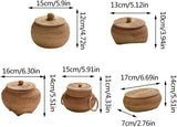 Tea Box Rattan Storage Box Hand-woven Storage Box with Lid Multifunctional Desk Storage Basket V1189-HB003ZSST00005