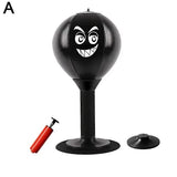 /NN/Boxing ball for desk - Stress ball with suction cupF2 Black V1237-ZY-203-3180