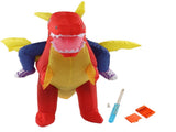 Inflatable Costume Dinosaur Riding Funny Costume Riding Blow Up Costume For Indoor Outdoor Middle V1294-YM0521-3115230019712
