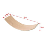 Balance Board Beam Seesaw Wooden Child Kids Adult Yoga V63-836531