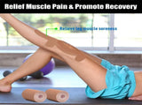 3 Pack Kinesiology Tape, 4in x 5.5yd Water Resistant Muscle Support Adhesive Sport Tape for Pain V1259-DP01-A-3128