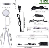 Linkable Under Cabinet LED Lighting 12V Dimmable Puck Lights with Wireless RF Remote Control, V1171-CC-BPVBCE012