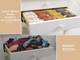 Tutuviw Wardrobe Clothes Organizer for Jeans, Upgraded Drawer Organizers for Clothing with Handle V1189-WXFWAL-20260319-01124
