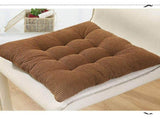 Corduroy Chair Cushion, with Ties Ultra Soft Warm Floor Cushion, for Kids Reading Comfortable Square V1370-AZ4-08615