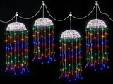 Jingle Jollys Christmas Lights Solar Jellyfish 4Pcs Garden Decorative Multi-Color XMAS-JLF-224LED-4PC-MC