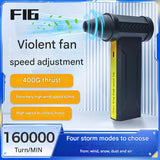 Portable Jet Fan - 200W Powerful Handheld Air Duster & Blower V888-ELOSUNG31153