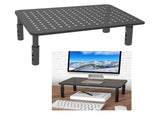Desk Computer Stand Height Adjustable Metal Good Heat Dissipation Anti Slip Pad Desk Laptop Riser V1294-YM0901-3117240234711