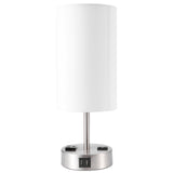 Desk Lamp Shade with USB Charging Ports for Study Bedroom Living Room Bedside Lighting V1294-YM0901-3119200145611