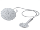 Chrome Plate High Pressure 3 Way Multi Setting Rainfall Style Dual Handheld Shower Head Combo V1294-YM0727-JY14617