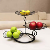 Nordic Style 3 Tier Fruit Basket Modern Multi Layer Fruit Snack Storage Basket for Living Room V1294-YM0717-3118220186212