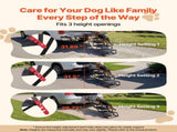 Dog Stairs for Car, 5 Steps Extra Wide Foldable Dog Ramp for Large Dogs with Non-Slip Rug Surface, V952-KZDGLTEKMZFHUGZNR001V0