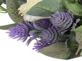 Lavender Wreath Artificial Lavender Floral Wreath for Wedding Party Wall Window Backdrop Home Decor V1294-YM0715-211101QY03-2