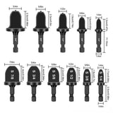 Swaging Tool Drill Bit Set, 11-Piece Copper Pipe Expander with Flaring Bits, HVAC Swaging Kit for AC V1369-AZ3-W-21022