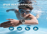 Smart Watch with Bluetooth Calling - 1.53" IPS Screen Health Tracker with Heart Rate SpO2 Sleep V1258-SMARTWATCH-04-GREEN-CAMO