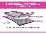 Powertrain Airtrack 20cm Thick 5m x 1m Inflatable Gymnastics Tumbling Mat Air Track - Purple IFM-HL-501-PGY