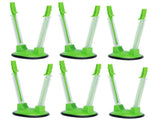 6Pcs Food Storage Bag Holder Stand HandsFree Bag Racks Home Kitchen Accessory Green V1294-YM0718-3118200280111