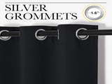 2 Pack Blackout Curtains for Bedroom, Thermal Insulated Grommet Drapes for Light Blocking, Noise V1189-LC-AMZ-00222