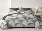 Charming urban pattern 3 Pc Bedspread & Pillow Cover Set V745-AC090220Q13U