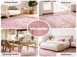 Artiss Floor Rug 240X340cm Large Washable Area Rug Vintage Living Room Carpet FLR-4858-240X340-PK