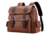 Leather Laptop Backpack for Women Men, Large Capacity Work Backpack, Business BackPack, College V1370-AZ4-19391