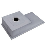 Cefito Kitchen Sink 87X45CM Stainless Steel Basin Single Bowl Silver SINK-8745-R010