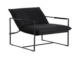 Artiss Armchair Lounge Chair Sling Black UPHO-G-ARM01-FLD-BK