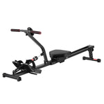 Everfit Hydraulic Rowing Machine Rower 12 Levels Resistance Exercise Fitness Gym Cardio ROWING-C-OIL-12L-BK