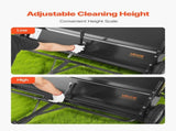Tow Behind Lawn Sweeper, 122cm Pull Behind Yard Sweeper, 26 cu. ft Hopper Bag Capacity, Leaf & Grass V952-TCSCPQSQHS489BP0X001V0