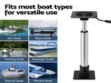 Seamanship Boat Seat Pedestal 5575cm Adjustable Gas Lift 360 Degrees Swivel 2 Pack BS-PED-GL-5575-BKX2