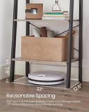 VASAGLE Ladder Shelf 4-Tier Greige and Black LLS44MBV2 V227-9101402100149