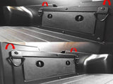 Lashing Ring 6 Pieces D-Ring Anchor 85 X 63 Mm, Black Heavy Duty Lashing Rings Load 300Kg For V1188-MS-227-0802