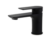 WELS Matt Black Basin Mixer Bathroom Vanity Laundry Sink Flick Faucet Tap Valve V1233-KRF101BL