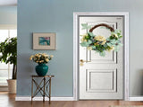 Imitation Wreath Simulation Vibrant Wreath Decoration for Home Door V1294-YM0714-211227LW04-2