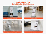 Brochure Display Rack, 10 Pockets Literature Display Stand, Portable Floor Standing V952-WJZSXLDSDZS4EKNWY001V0