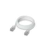 Ubiquiti UniFi Premium Patch Cable, 5M, White, Ultra-thin Braided Patch Cable, Designed And V1202-V2-NHU-PATCH-EL-C6A-5M-W