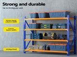 Giantz 2Mx1.8M Warehouse Shelving Garage Rack WR-F-20186-200BO-ABC
