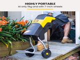 MICHIGAN 2400W Electric Garden Mulcher Shredder, Portable Wood Chipper, Push Stick, 40L Collection V219-GDTSRDMC3C0A