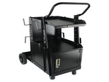 Welding Cart, 2-Tier Heavy Duty Welder Cart with Anti-Theft Lockable Cabinet, 265LBS Weight V952-ECDCHJTC265LB8FATV0