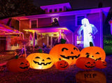 Halloween Inflatable Pumpkin Decoration with Built-in LED Lights, Blow Up Pumpkin for Home Yard V1237-ZY00B0FF269475