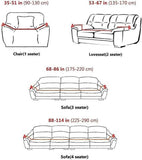 3 Seater Stretch Sofa Cover with Armrests Gold Leaf Print Design 185-230cm V1263-JX-3535