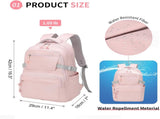 Girls Backpack, Lightweight Aesthetic Bookbag with Anti-Theft Pocket, Laptop Backpack for College V1259-DP01-A-3297