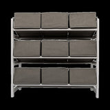 Kids Toy Box Storage Unit Drawers Childrens Bedroom Shelf Baby Nursery Furniture Grey V63-849661