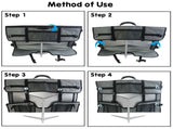 27 Inch Monitor Carrying Case, Universal 27" Computer Monitor Bag with Rubber Handle and Pockets, V1192-AZ-W-3321
