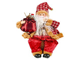 Santa Decoration Cute Image Santa Figurines Doll Toy Holiday Style Tabletop Santa Ornament for Party V1294-YM0901-3115240088511