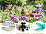 20 Pcs Dragon Fly Clips for Bugs Repellent, 3D Artificial Dragonfly Hat Clip, Dragonfly Garden Decor V1258-DP02-C-1360
