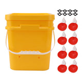 Automatic Chicken Waterer Cup with 12L Handheld Barrel Poultry Drinking Equipemnt for Goose Duck V1294-YM0706-3111230182712
