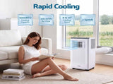 Devanti Portable Air Conditioner 5000 BTU 3-in-1 with Remote Control PAC-B-5000-WH