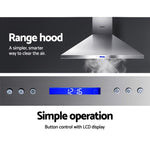 Devanti 1200mm Range Hood 120cm BBQ Commercial Rangehood RH-BBQ-1200