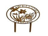 Laser Cut Dragonfly Garden Stake 53x53-80cm V637-71644STK