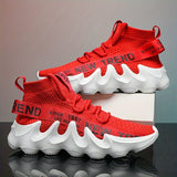 Men'S Casual Sneakers Trendy Shoes Men'S Footwear Comfortable Sneakers Stylish - Red - Size 39 V1106-919-54758-RED-39